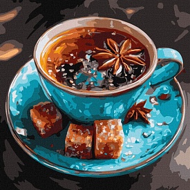 Набір для розпису по номерах "Чай з анісом" 40х40см - 1 - smarttoys.com.ua