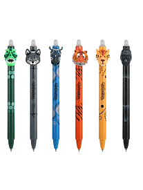 Ручка пиши-стирай 0,5 синя ANIMALS дисплей 36шт COLORINO /36/ - 1 - smarttoys.com.ua