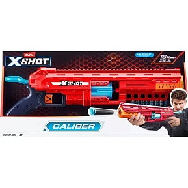X-Shot Швидкострільний бластер Excel-S1 Caliber (16 патронів), арт. 36675R - 1 - smarttoys.com.ua