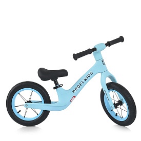 Біговел дитячий PROFI KIDS 12 д. MBB 1011-2 2кол.гума,нейлон.рама,вилка,кермо,алюм.обід,ексц.,блакит - 1 - smarttoys.com.ua