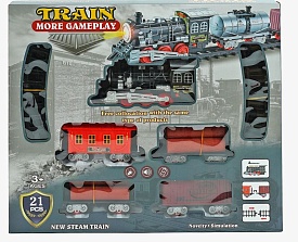 Залізниця B 0314-1 (36/2) звук, світло, на батарейках, 4 вагони, в коробці   - 1 - smarttoys.com.ua