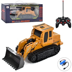 Бульдозер 680-D3 радіокер., акум., оберт 360, рух. ківш, USB, муз., світло, бат., 40-17,5-13 см. - 1 - smarttoys.com.ua
