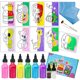 Дитячий набір для творчості Картина з піску 9 в 1 - 1 - smarttoys.com.ua