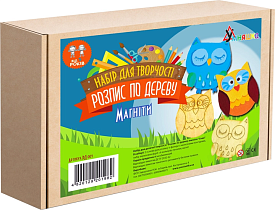 Набір д/творчості  "Розпис по дереву "Магніти-сови" - 1 - smarttoys.com.ua