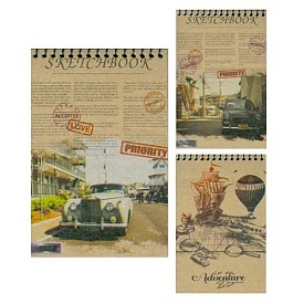 Блокнот А6 50арк.пруж.Серія Крафт  - 1 - smarttoys.com.ua