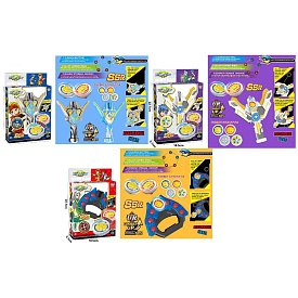 Гра HZY777-28A-29A-30A дзига (мет.+пласт.), на запуску, 3 види, світло, бат. (табл.), кор.,19-28-6см - 1 - smarttoys.com.ua