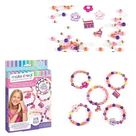 Make it Real: Набір для створення шарм-браслетів "Кольорове диво" - 1 - smarttoys.com.ua