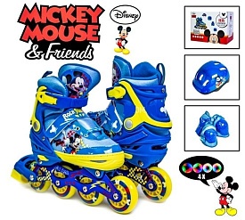Комплект роликів Disney. Mickey Mouse. р.29-33. Всі колеса світяться - 1 - smarttoys.com.ua