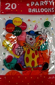 Balloon В19-20 pcs набір повітряних кульок  - 1 - smarttoys.com.ua