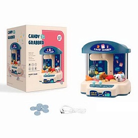 Гра SLW-757 ігровий автомат, Дістань іграшку, муз., світло, бат./від мережі USB, кор.,26-29,5-22,5см - 1 - smarttoys.com.ua