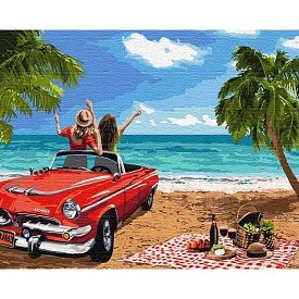 Набір для розпису по номерах. "Подорож з подругою" 40*50см - 1 - smarttoys.com.ua