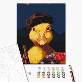 Картина за номерами: Художник качечка ©Lucia Heffernan 40х50 - 1 - smarttoys.com.ua