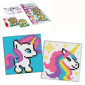 Набір з алмазною мозаїкою на самоклеючій основі для дітей "Одноріжка" 9x9см - 1 - smarttoys.com.ua