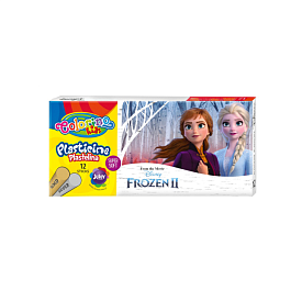 Пластилін 12 кольорів золото, срібло COLORINO/FROZEN/6/ - 1 - smarttoys.com.ua