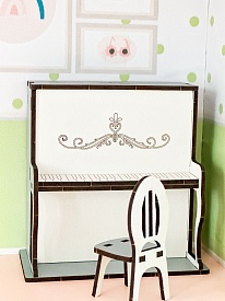 Ляльковий дім 75х60х60 см біло-бірюзовий - 4 - smarttoys.com.ua