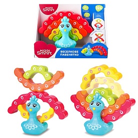 Іграшка-балансир, що розвиває KIDDI SMART – ВЕСЕЛКОВЕ ПАВЕНЯТКО - 1 - smarttoys.com.ua