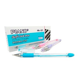 Ручка масляна, синя, 0,7мм, РB-121, Piano - 1 - smarttoys.com.ua