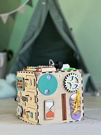 Бізікуб  30х30х30 см не фарбований - 2 - smarttoys.com.ua