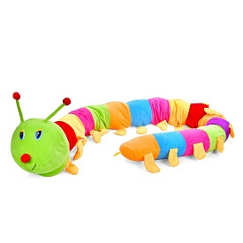 М'яка іграшка MP 2347-5 гусениця, подушка, розмір великий, 1колір, 230 см. - 1 - smarttoys.com.ua