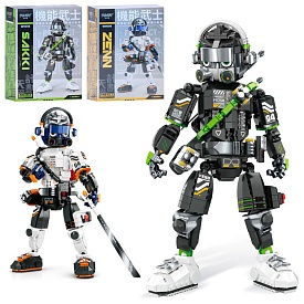 Конструктор W9005-06 робот, 2 види, кор., 28,5-40-12 см. - 1 - smarttoys.com.ua