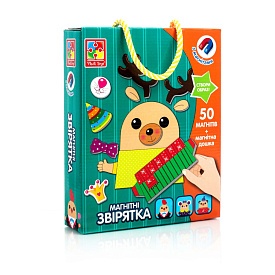 Гра настільна "Магнітна гра "Звірятка" VT3702-16 - 1 - smarttoys.com.ua