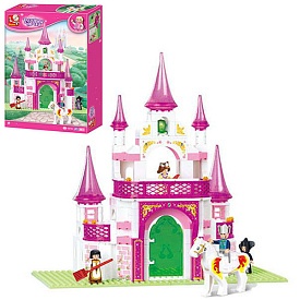 Конструктор SLUBAN M38-B0153 "Рожева мрія": замок принцеси, фігурки, 271дет. - 1 - smarttoys.com.ua