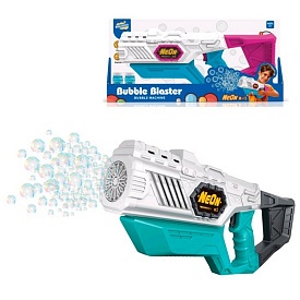 Мильні бульбашки B47 (12шт) автомат/бластер, 42см, світло, запаска 7,5см 2шт, 2 кольори, на бат-ці, в кор-ці, 49-23-6,5см - 1 - smarttoys.com.ua