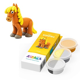 Набір пластиліну, що самостійно твердіє, ЛІПАКА – КОНЯЧКА - 1 - smarttoys.com.ua