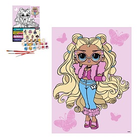Набір для розпису по номерах для дітей "L.O.L. Surprise! Tweens Olivia Flutter" 30х40см - 1 - smarttoys.com.ua