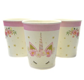Набір стаканчиків "Єдиноріг на білому" 10 штук - 1 - smarttoys.com.ua