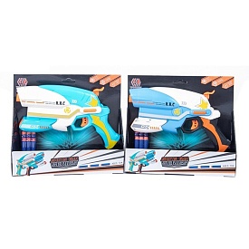 Пістолет 6015 м'які кулі 6 шт. (3 шт.-присоски), 2 кольори, кор., 30,5-28-6,5 см. - 1 - smarttoys.com.ua