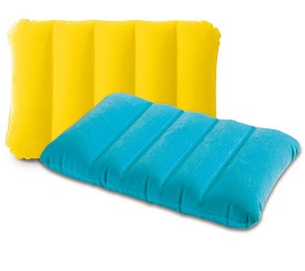 Подушка 68676 надув., 43-28-9 см., водовідштовх.поверхня, 2 кольори (блакит., жовтий), кор. - 1 - smarttoys.com.ua