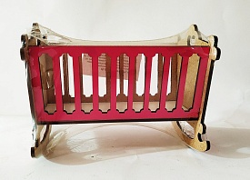 Ліжко-люлька 1 (Рожева) - 1 - smarttoys.com.ua