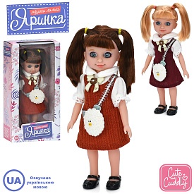 Лялька M 6164 I UA Яринка, пісні, 2 види, муз. (укр.), бат. (табл.), кор., 15-29-7 см. - 1 - smarttoys.com.ua