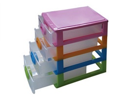 Комод міні 4 яруси (270х190х265) (Мікс кольорів) - 1 - smarttoys.com.ua