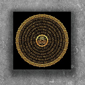 Картина "Здоров'я" сугестивна мандала розміром 40х40 см - 1 - smarttoys.com.ua