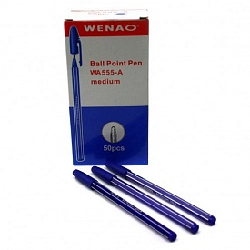 Ручка кулькова №RD-555A (№555А) смуг. корпус син. стерж. - 1 - smarttoys.com.ua