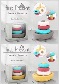 Пірамідка MY 102 (36) 2 види, 3 кільця, в коробці - 1 - smarttoys.com.ua