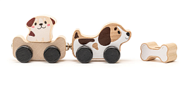 Дерев'яна іграшка "Кмітливі цуценята"15443 - 2 - smarttoys.com.ua