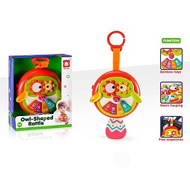 Підвіска 836 на візок/ліжко, сова, шестерні,піаніно,шарудить,муз.(англ),світло,бат.,кор.,16-19,5-7см - 1 - smarttoys.com.ua