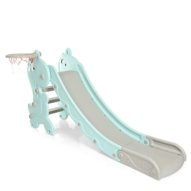 Гірка YG2020-2-1-4 кільце баскетбольне, м'ятний, ш79(50см без кільця)-г175-в89см. - 1 - smarttoys.com.ua