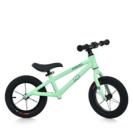Біговел дитячий 12 д. MBB 1045-12-2 2 колеса гума,алюм.рама, м'ятний - 1 - smarttoys.com.ua