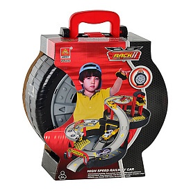 Трек WY 200 транспорт мет., 3 шт., валіза у вигляді колеса, 31-20-11 см. - 1 - smarttoys.com.ua