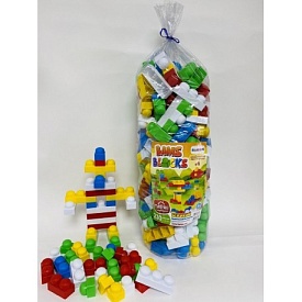 Набір дитячий "Конструктор BAMSBLOCK №4 " артикул 115/5 (230 шт деталей)ТМ "Bamsic" вініловий тубус  - 1 - smarttoys.com.ua