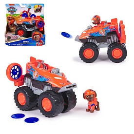 Цуценячий патруль: великий рятувальний автомобіль - трансформер з водієм Зума (серія Мега колеса) - 1 - smarttoys.com.ua