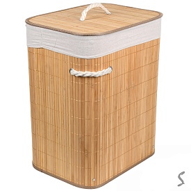 Кошик для білизни з ручками складаний 42*31*50см R35097 - 1 - smarttoys.com.ua