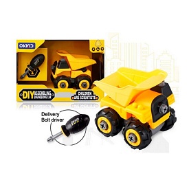 Конструктор 1007 на шурупах, самоскид, викрутка, кор., 26,5-19,5-13 см. - 1 - smarttoys.com.ua