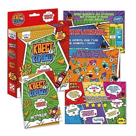 Гра настільна Vladi Toys розважальна. Квест у коробці Комікс. VT5902-04 - 1 - smarttoys.com.ua