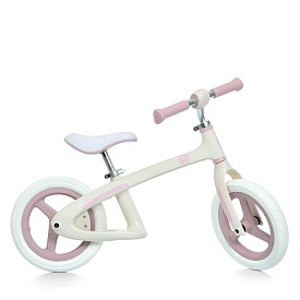 Біговел дитячий 12 д. MBB 1043-3 2 кол. PU, нейлон. рама, біло-рожевий. - 1 - smarttoys.com.ua