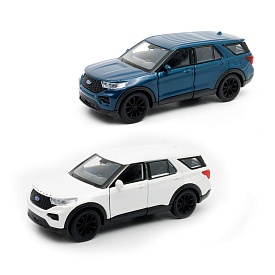 Автомодель - FORD EXPLORER 2023 (перламутрово-білий, блакитний металік) - 1 - smarttoys.com.ua